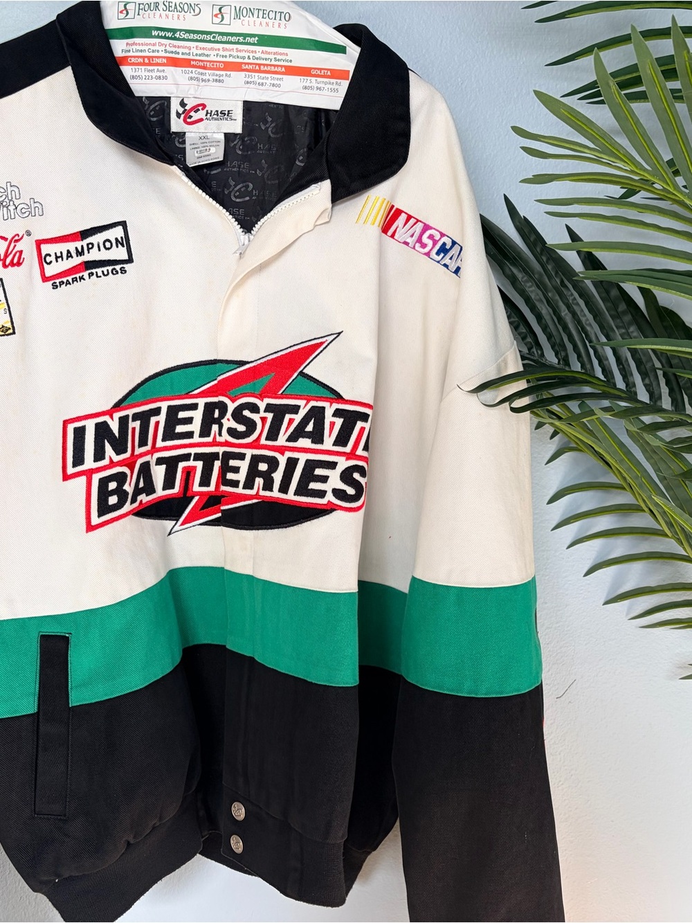 Vintage 1999 NASCAR Bobby Labonte Interstate Batteries Racing Jacket XXL